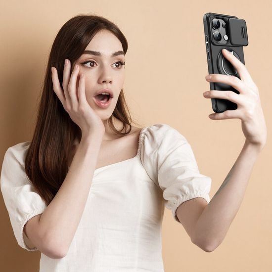 Camslide Stand obal, Xiaomi Redmi Note 13 5G, černý