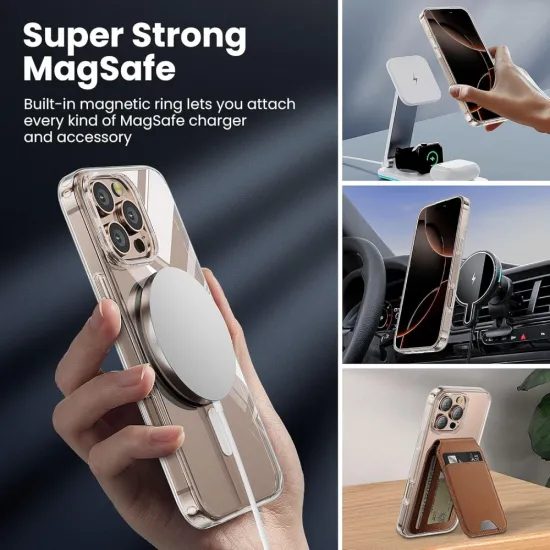 Tech-Protect Flex MagSafe, iPhone 16 Pro, διάφανη