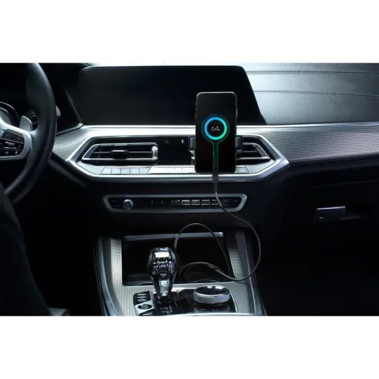 Forcell Carbon καλώδιο, USB-C - USB-C, 3.0 QC, Power Delivery PD60W, CB-02C, μαύρο, 1 μέτρο