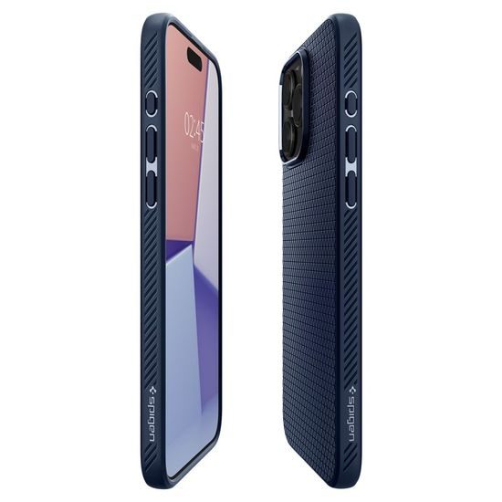 Spigen Liquid Air, iPhone 15 Pro, plava