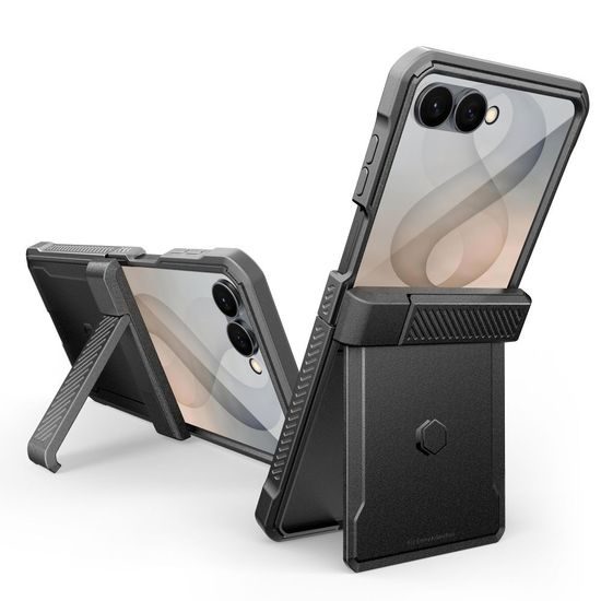 Samsung Galaxy Z Flip 8 ümbris – Tech-Protect Kevlar Pro – must