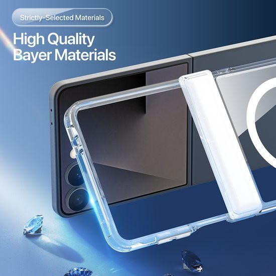 Dux Ducis Clin Magnetic obal, Samsung Galaxy Z Flip8, průhledný