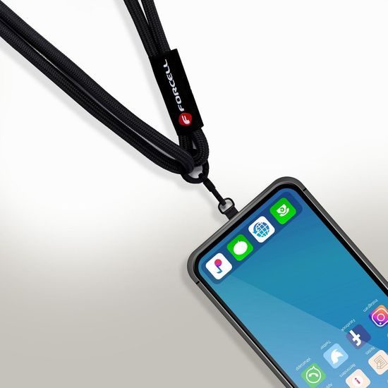 Forcell F-Design S10X165 Crossbody ιμάντας, μαύρος