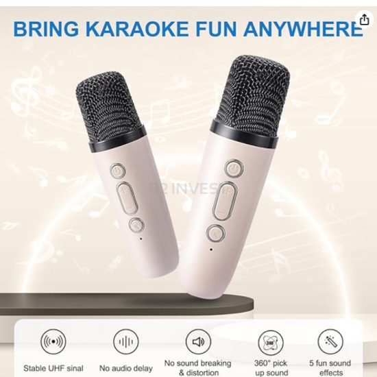 Bežični karaoke set, bež