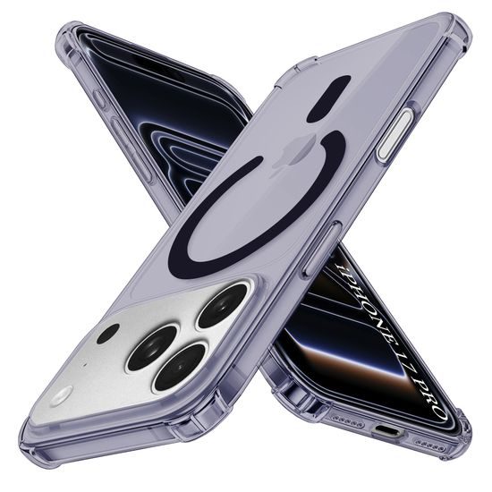 Techsuit Shockproof MagSafe θήκη, iPhone 17 Pro, καπνιστό μαύρο