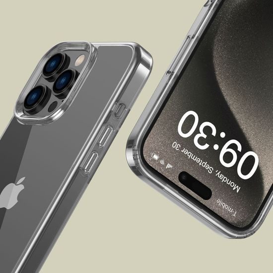 Tech-Protect Flexair Hybrid, iPhone 16 Pro Max, przezroczysty