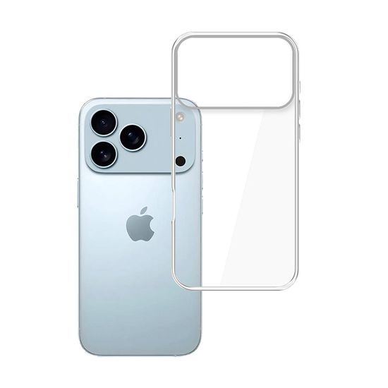iPhone 17 Pro Max / iPhone 18 Pro Max vāciņš – 3mk Clear Case caurspīdīgs