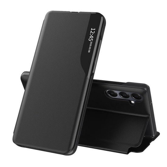 Eco Leather View Case, Samsung Galaxy A16, černé
