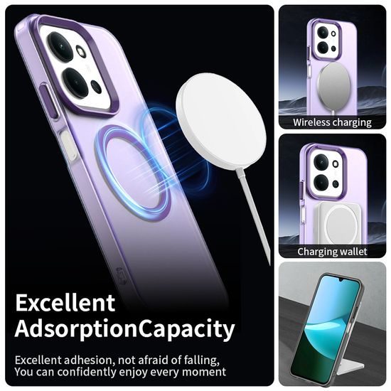 Techsuit CandyCase MagSafe, Xiaomi Redmi 15C 4G / 5G / Poco C85 4G, μωβ