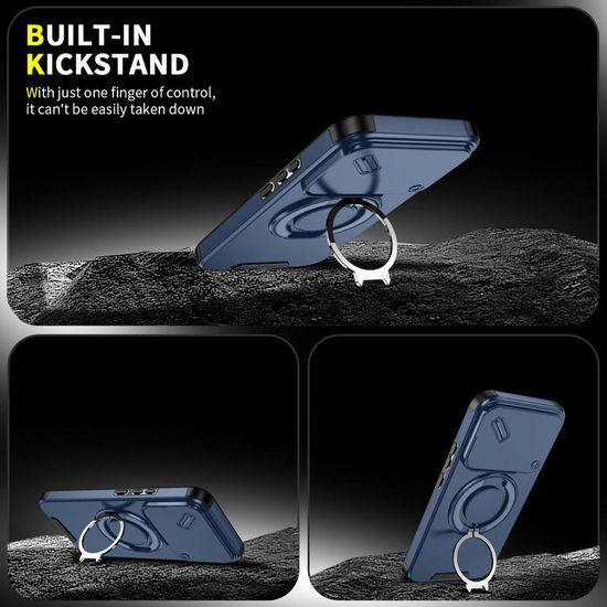 Θήκη Camslide Stand, Xiaomi 15T Pro, μπλε