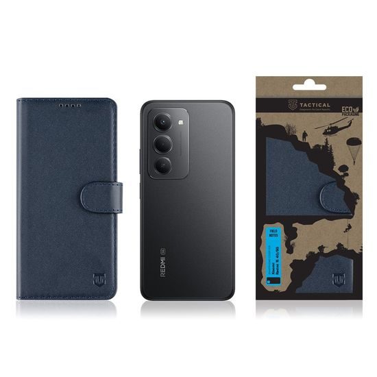 Θήκη Tactical Field Notes, Xiaomi Redmi 15 4G / 5G, μπλε