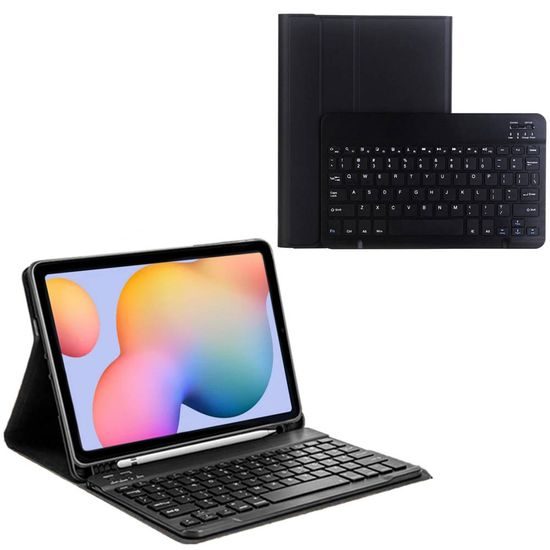 Husă cu tastatură Bluetooth pentru Samsung Galaxy Tab S6 Lite - CFS6L X, neagră