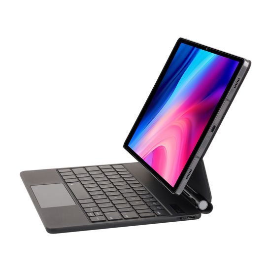 JP Magnetic Keyboard θήκη tablet με οθόνη, Samsung Galaxy Tab S7 / S8 / S9 / S7 FE / S9 FE / S10 FE / S10 Lite / S11, μαύρη