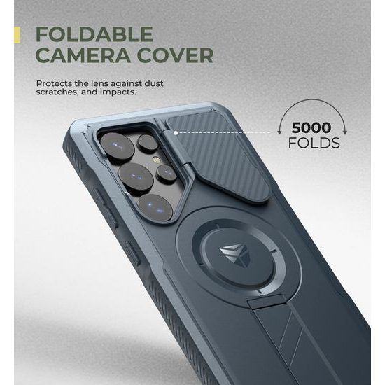 Dexnor MagSafe 360 Kickstand Προστατευτική Θήκη Samsung Galaxy S25 Ultra, μπλε