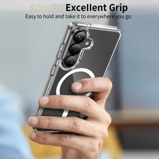 Tech-Protect Flexair Hybrid s MagSafe, Samsung Galaxy S26 Plus, průhledný