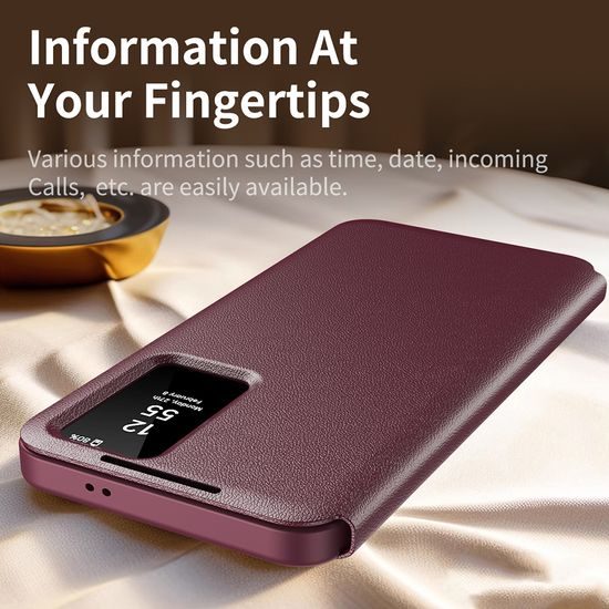 Techsuit SmartView, Samsung Galaxy S26 FE, vínové