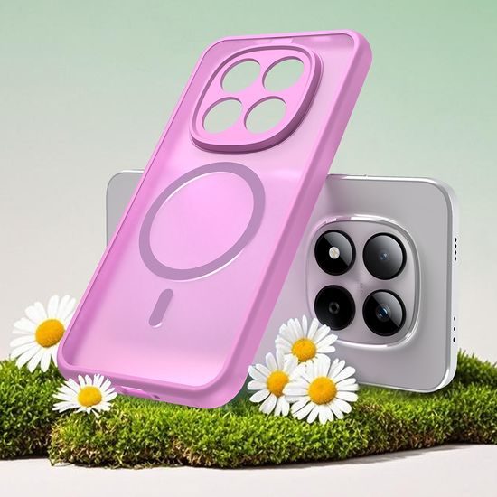 Techsuit HaloFrost II MagSafe, Xiaomi Redmi Note 15 Pro 5G, růžový