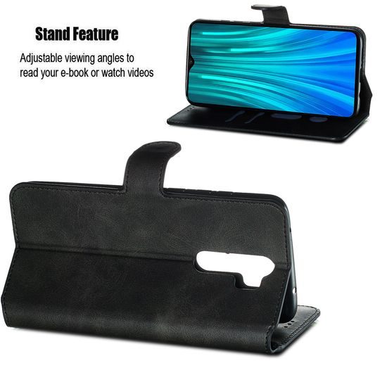 Θήκη Μαγνητική, Xiaomi Redmi Note 8 Pro, μαύρη