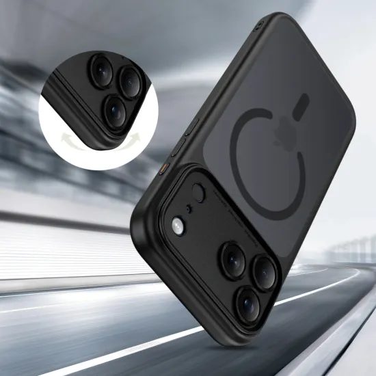Tech-Protect MagPeak MagSafe CC, iPhone 17 Pro Max, μαύρο ματ