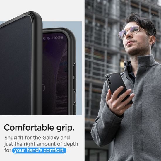 Hibrid Spigen Ultra ovitek za mobilni telefon, Samsung Galaxy S23, zmrznjeno črna