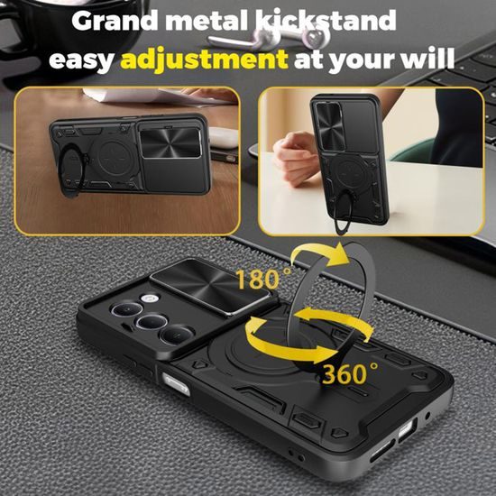 Techsuit CamGuard Pro, Xiaomi Redmi 15 4G / 5G, μπλε