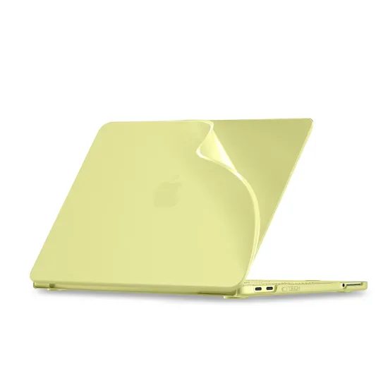 MacBook Neo 13 2026 dėklas – Tech-Protect SoftShell – geltona