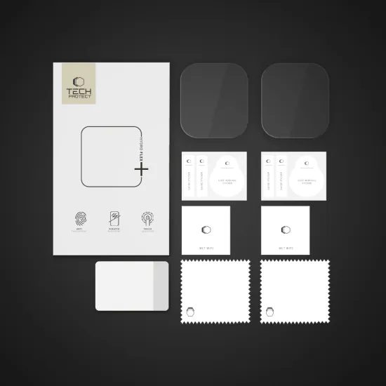 Tech-Protect Hydro Flex+, Υδρογελική μεμβράνη, Huawei Watch Fit 3 / 4, 2 τεμάχια