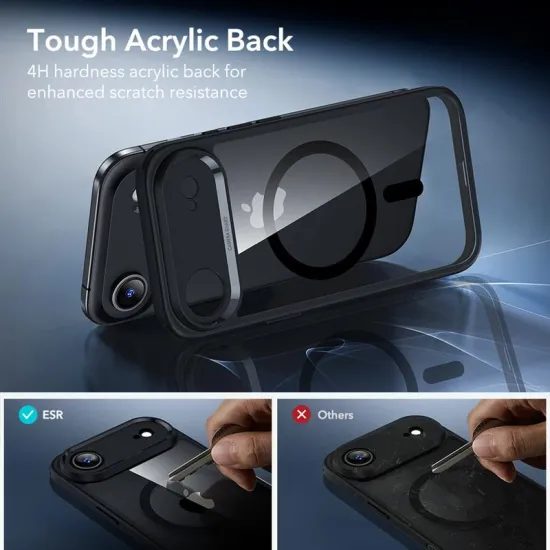 ESR Classic Hybrid MagSafe + σκληρυμένο γυαλί, iPhone Air, μαύρο