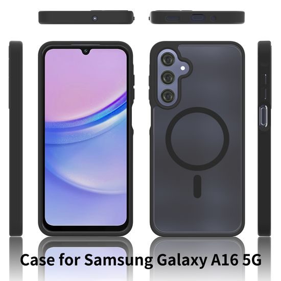 Samsung Galaxy A16 5G ümbris – JP MagFit Colour MagSafe N52 magnetiga – must