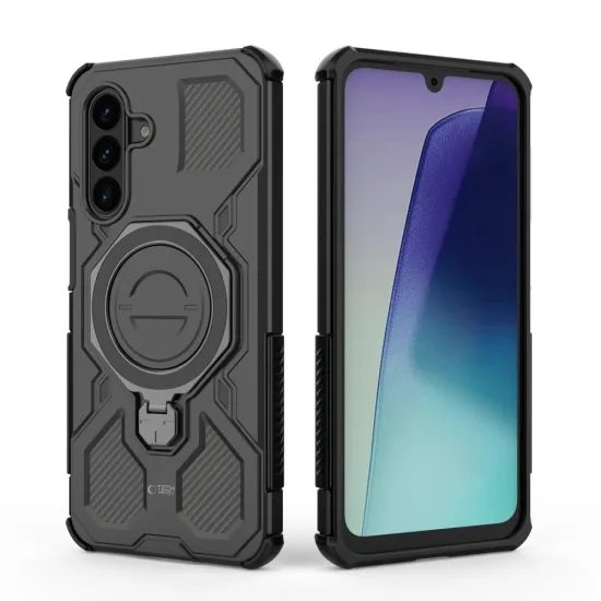 Tech-Protect TacticStand MagSafe vāciņš Samsung Galaxy A17 / A18 – matēti melns