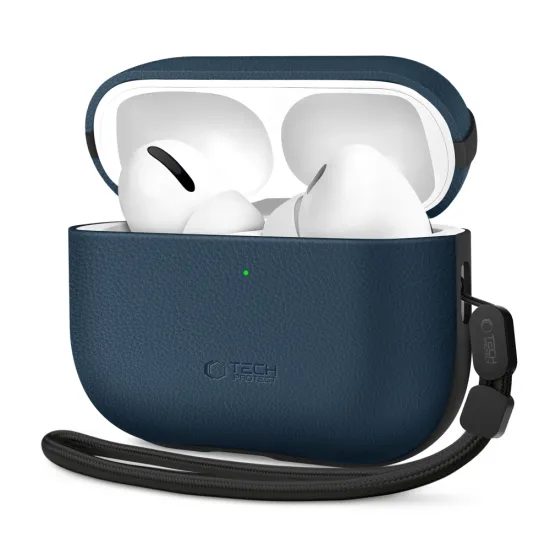Tech-Protect NaturalFit, Apple AirPods Pro 3, σκούρο μπλε
