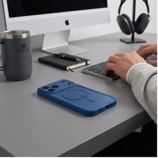 Tech-Protect BasicMag MagSafe, iPhone 17 Pro Max / 18 Pro Max, tmavě modrý