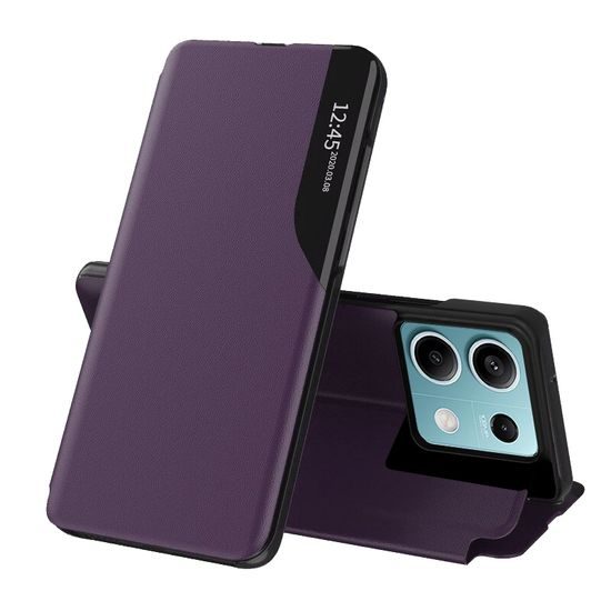Eco Leather View Case, Xiaomi Redmi Note 13 5G, violet
