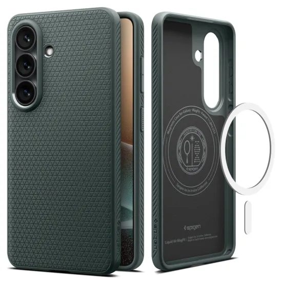 Spigen Liquid Air Mag MagSafe, Samsung Galaxy S26 Plus, zelený