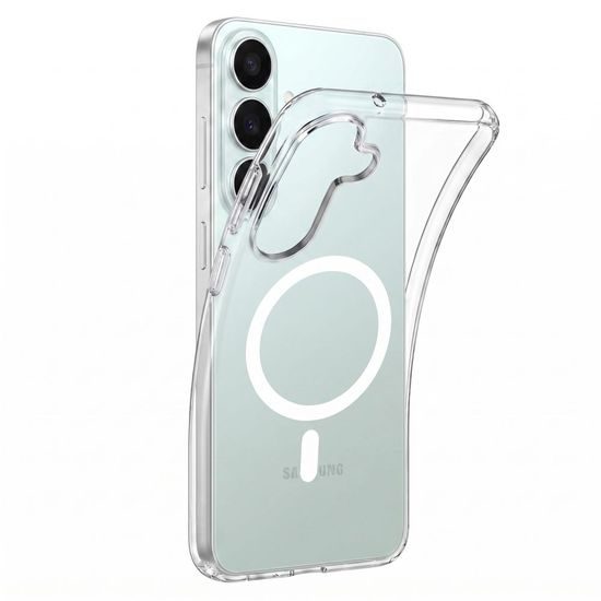 Samsung Galaxy S26 FE ümbris – Tech-Protect Flexair Hybrid MagSafe'iga – läbipaistev