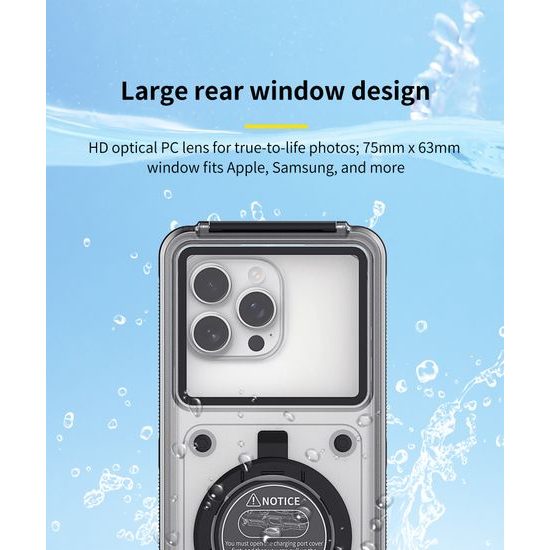 G80 Pro Universelle Wasserdichte Schutzhülle für Smartphones 4,7-7,0 Zoll - Tauchen & Schnorcheln - IP68 Zertifiziert