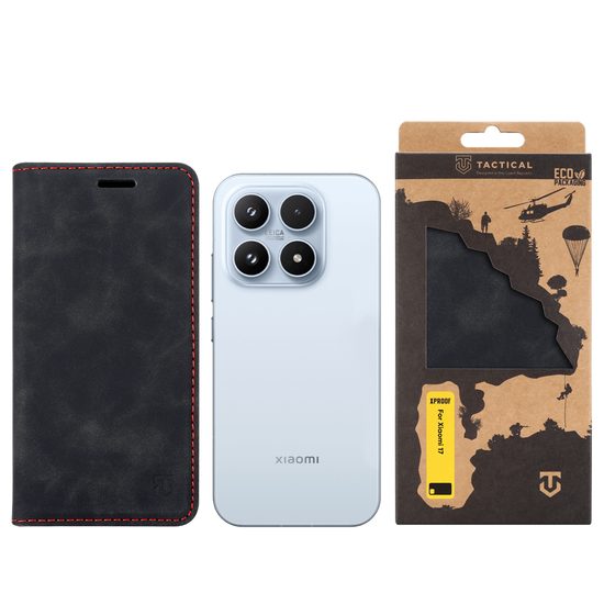 Tactical Xproof etui, Xiaomi 17, črno