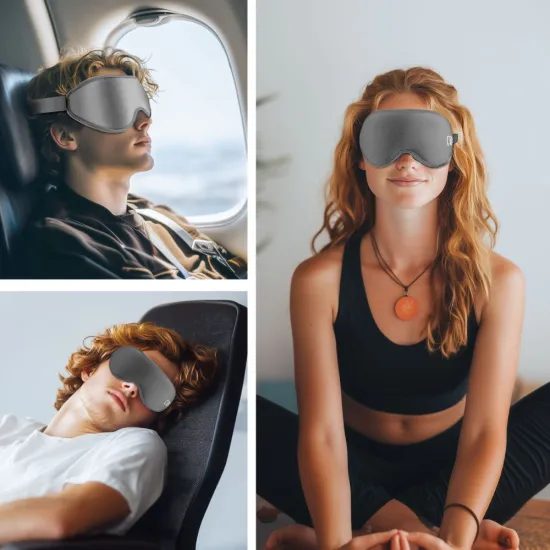 Miego kaukė Tech-Protect Eyeshade Sleep – pilka