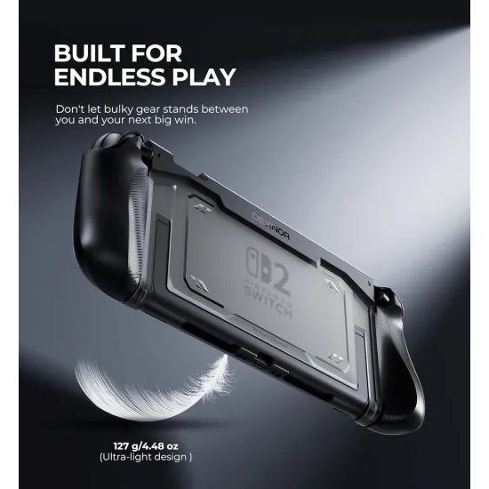 Dexnor etui, Nintendo Switch 2, czarne