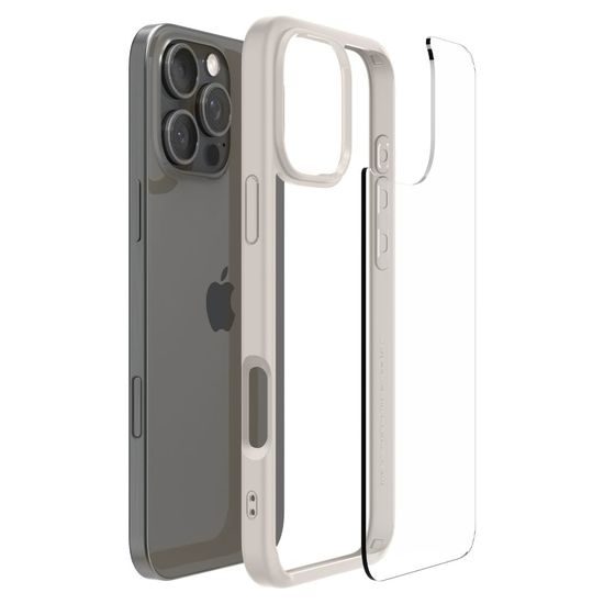 Spigen Ultra hybrid kryt na mobil, iPhone 16 Pro Max, natural titanium