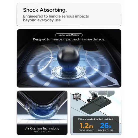 Spigen Optik Armor, Samsung Galaxy S26 Ultra, σκούρο πράσινο