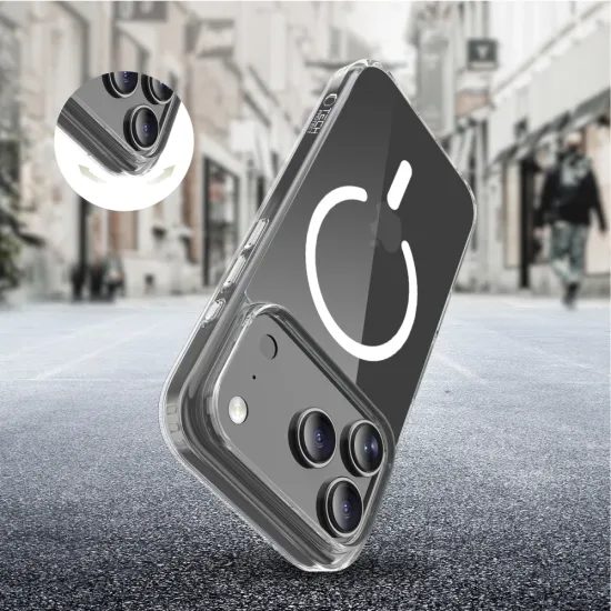 Tech-Protect Flexair Hybrid MagSafe CC, iPhone 17 Pro Max, διάφανο