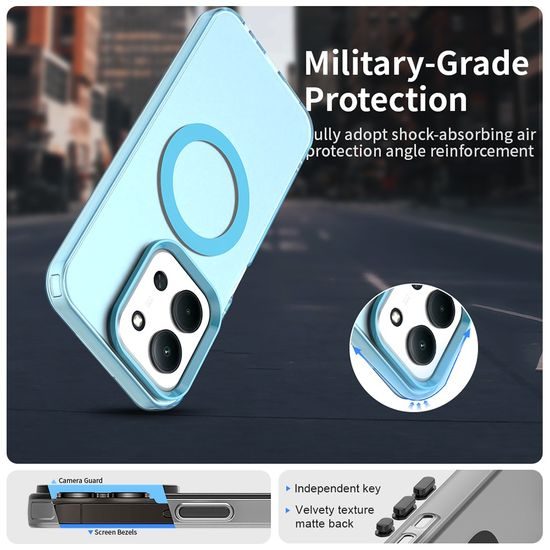 Techsuit CandyCase MagSafe, Xiaomi Redmi 15C 4G / 5G / Poco C85 4G, μπλε