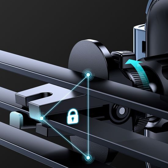 Joyroom Gravitační držák do větrací mřížky auta, šedý (JR-ZS310)