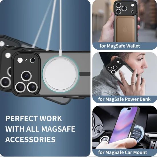 Tech-Protect BasicMag MagSafe, iPhone 17 Pro Max, ματ μαύρο