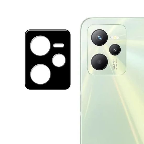 Techsuit προστατευτικό φακού κάμερας, Realme C35 / Narzo 50A Prime, μαύρο