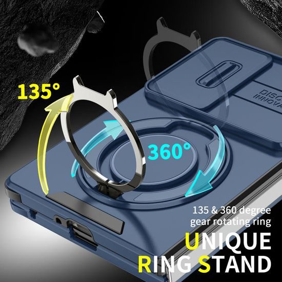 Etui Camslide Stand, Samsung Galaxy Z Fold 8, niebieskie