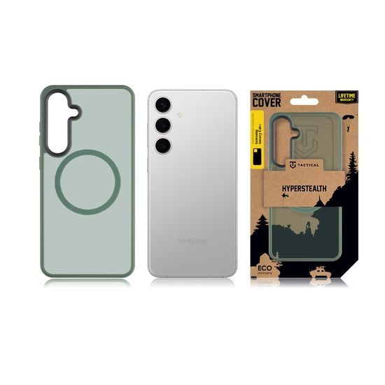 Tactical MagForce Hyperstealth Schutzhülle für Samsung Galaxy S24 Plus - MagSafe kompatibel - Grün