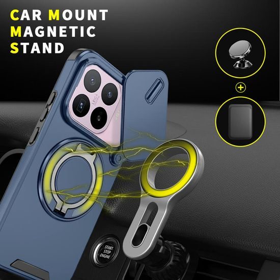 Camslide Stand obal, Xiaomi 17T, modrý