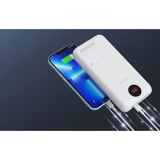 Romoss PSW30PF Powerbank 30000mAh, 22,5W, fehér